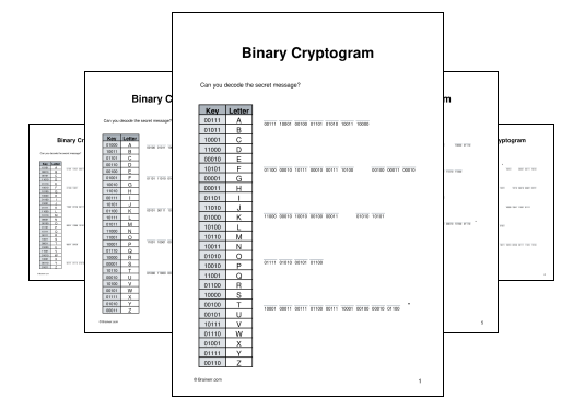Binary Cryptogram