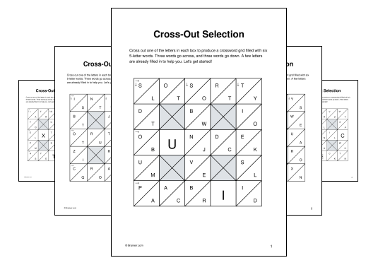 Cross-Out Selection
