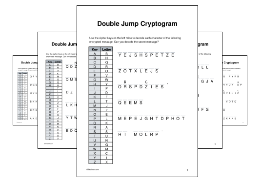 Double Jump Cryptogram