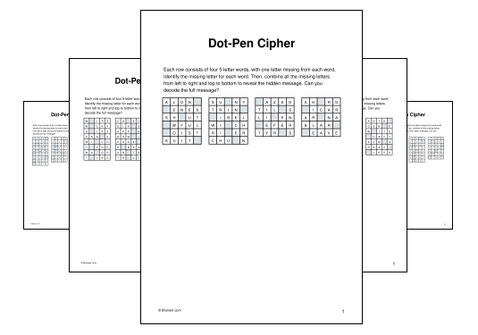 Dot-Pen Cipher