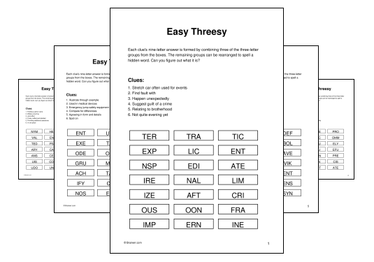 Easy Threesy