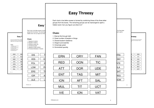Easy Threesy