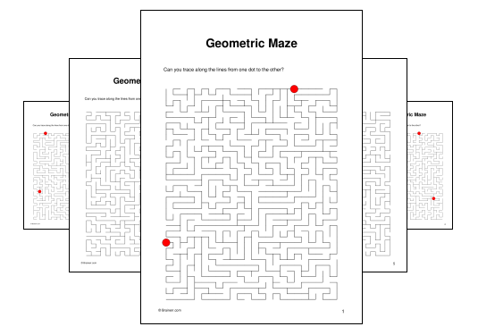Geometric Maze