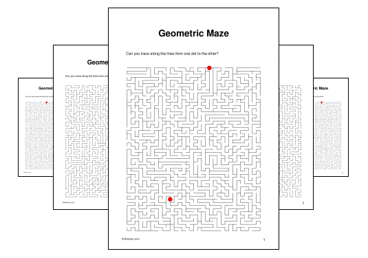 Geometric Maze