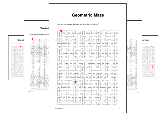 Geometric Maze