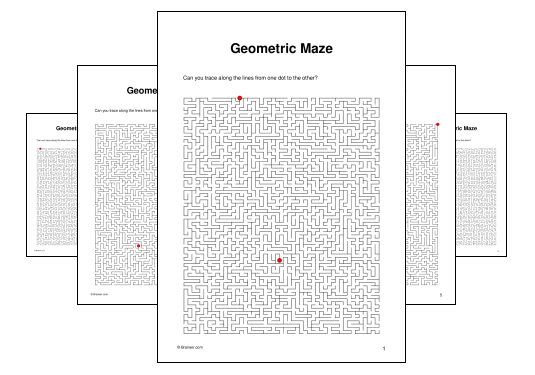 Geometric Maze