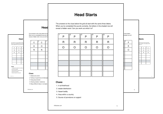 Head Starts