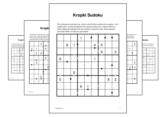 Kropki Sudoku