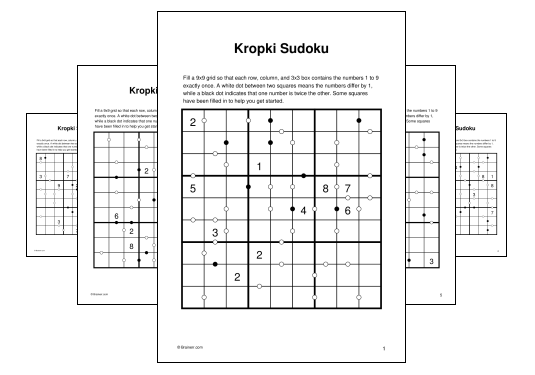 Kropki Sudoku