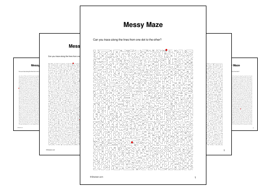Messy Maze