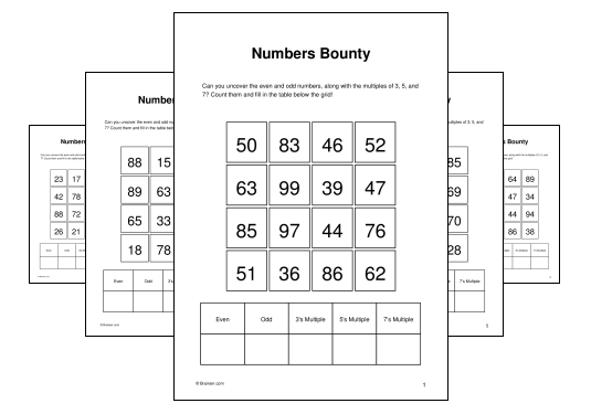Numbers Bounty