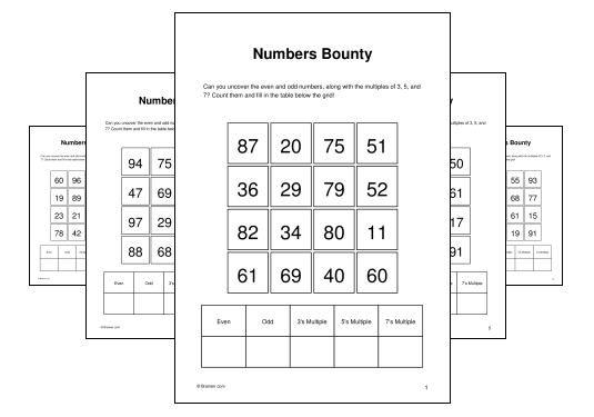 Numbers Bounty