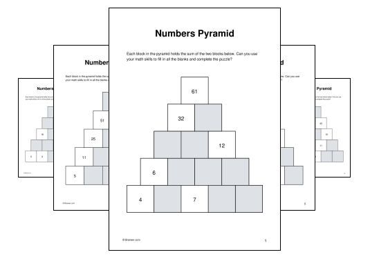 Numbers Pyramid