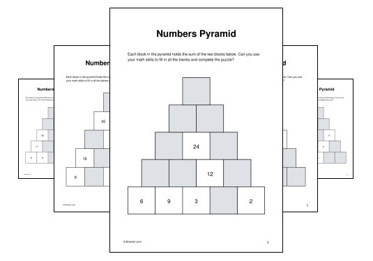 Numbers Pyramid