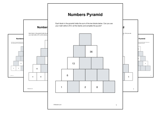 Numbers Pyramid