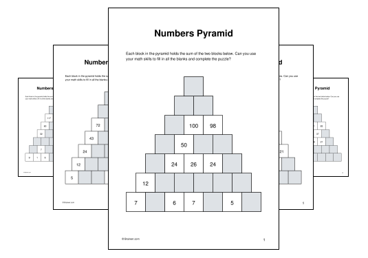 Numbers Pyramid
