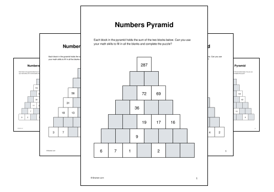 Numbers Pyramid