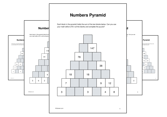 Numbers Pyramid