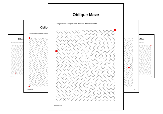 Oblique Maze