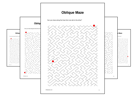Oblique Maze