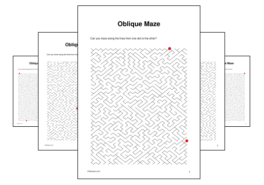 Oblique Maze
