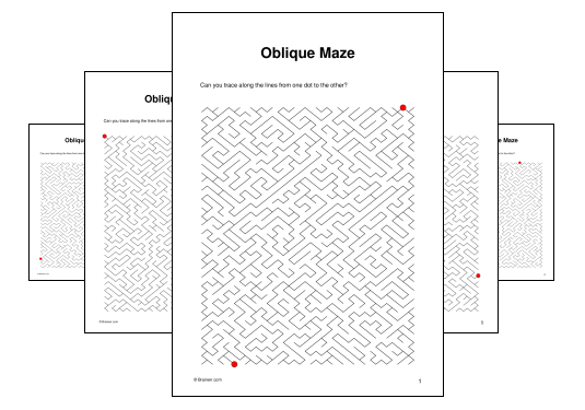 Oblique Maze