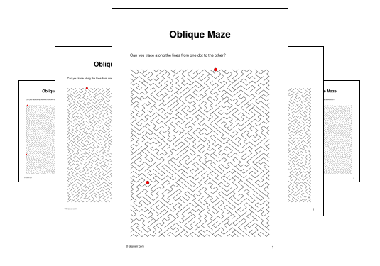 Oblique Maze
