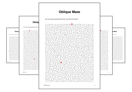 Oblique Maze