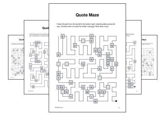 Quote Maze