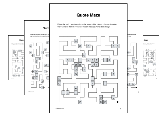 Quote Maze