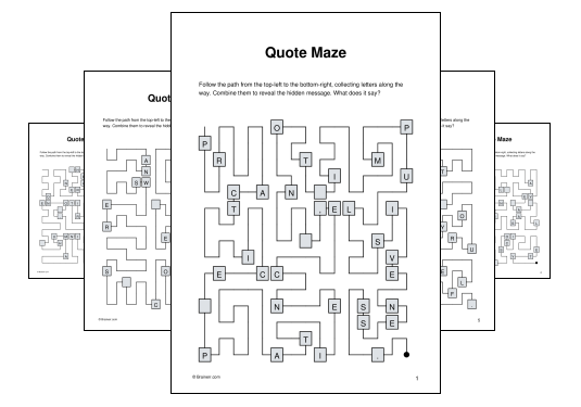 Quote Maze