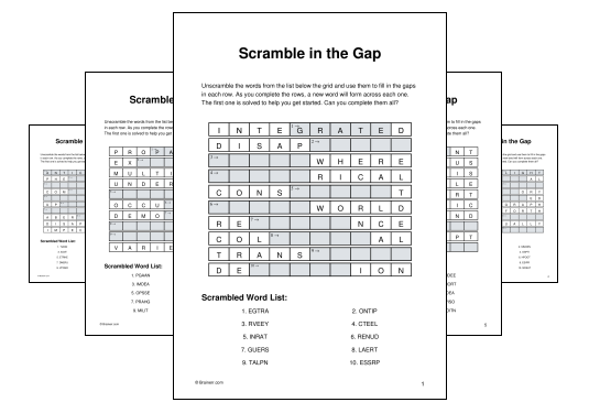 Scramble in the Gap