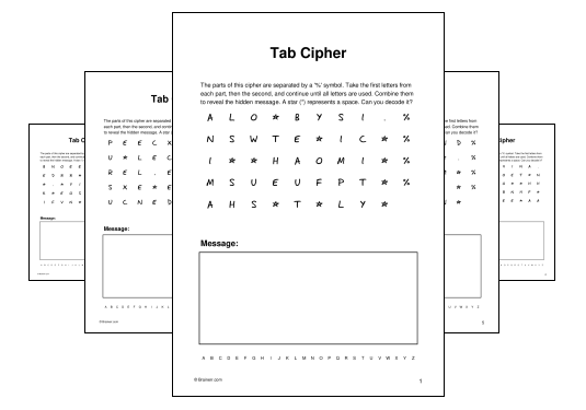 Tab Cipher