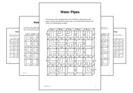 Download (PDF) Water Pipes Activity for Kids (5 weeks ago) - 10 Pages