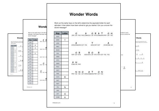 Wonder Words