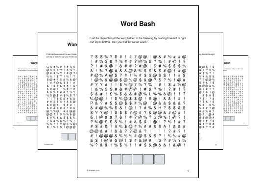 Word Bash