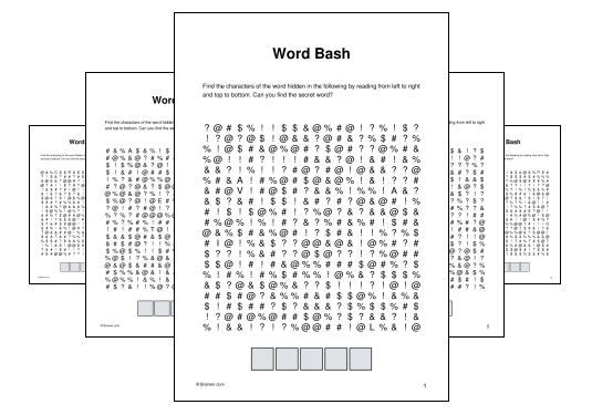 Word Bash