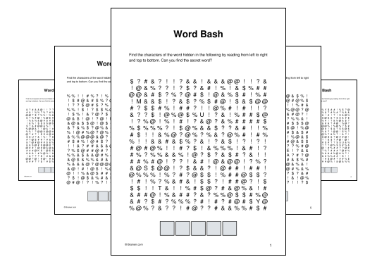 Word Bash
