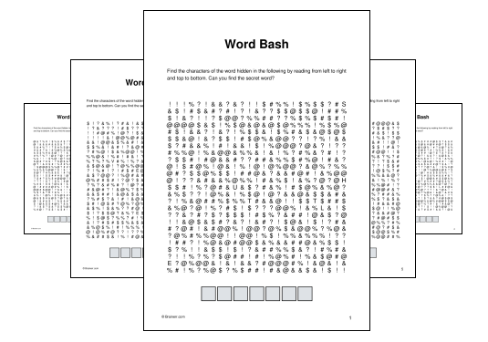 Word Bash