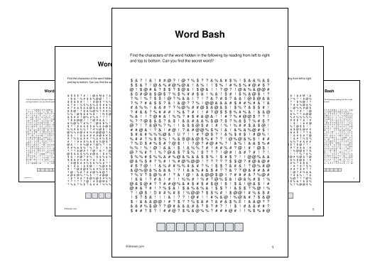 Word Bash