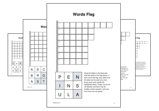 Words Flag