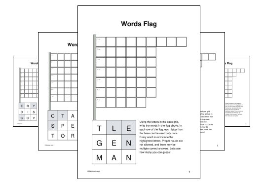 Words Flag