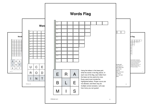 Words Flag