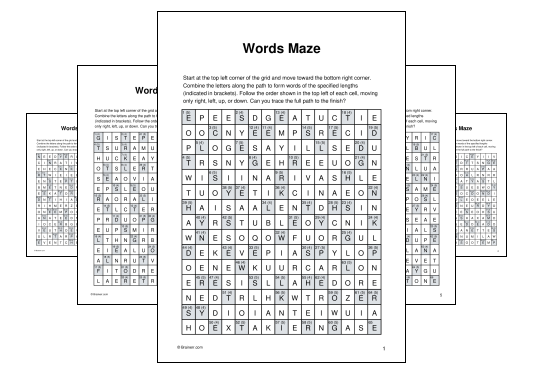 Words Maze
