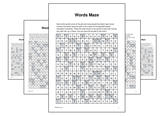 Words Maze