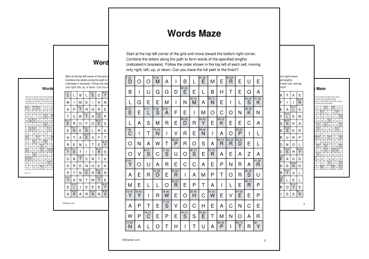 Words Maze