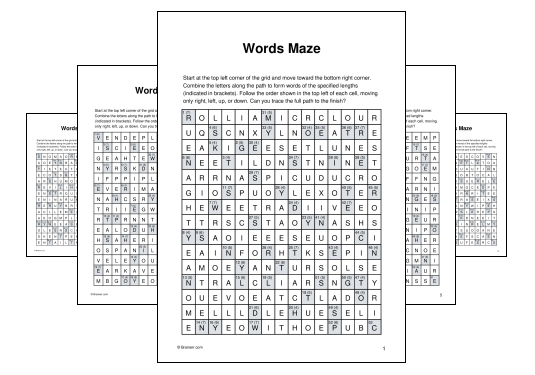 Words Maze